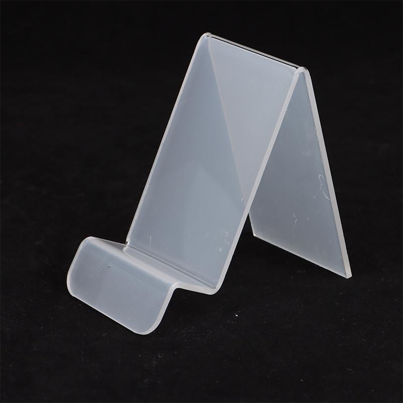 Klar Acryl Telefon Halterung Mini Tragbare Display-ständer Rack Stehen Für Handy Display