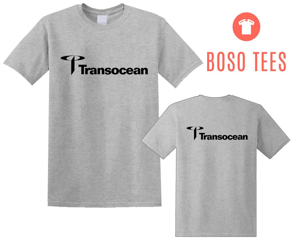 Transocean Drilling Company Men Grey Size S-5XL M