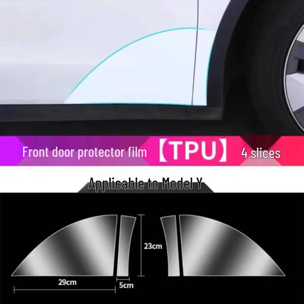 Tesla Model Y/YL Vent & Bumper Protector TPU Film Set