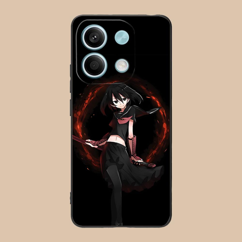 

Akame Kurome Matte TPU Mobile Phone Case for Xiaomi 15 14 13 12 Mi 11 T Ultra Lite Pro S X 5G Colorful Printing Cover Xiaomi 11T Pro