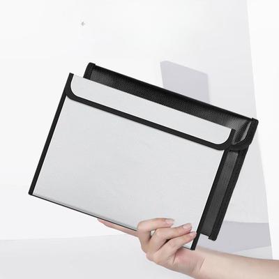Fireproof Bag Documents Certificates Flame-retardant Storage Bag Business Archives Passport Seal Waterproof Document Bag Household Use
