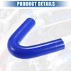 X AUTOHAUX Silicone Reducer Hose Pipe Bend Turbo Intercooler 135 Degree Elbow Inner Diameter 19mm Blue