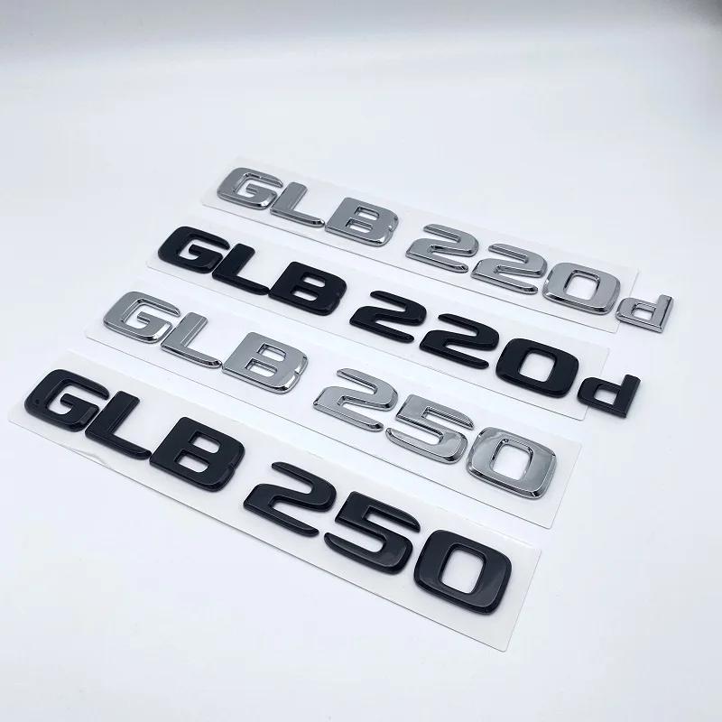 

Black Silver Letters Emblem Badge for Mercedes Benz W247 GLB220d GLB250 4Matic Car Styling Trunk Nameplate Sticker Accessories 4Matic серебряный