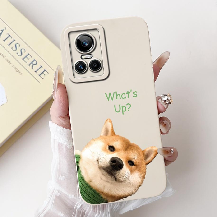 For Realme GT Neo 3 Case RMX3561 RMX3560 Shockproof Cover Fashion Painted Soft Silicone Phone Case For Realme GT Neo 3 80W Funda