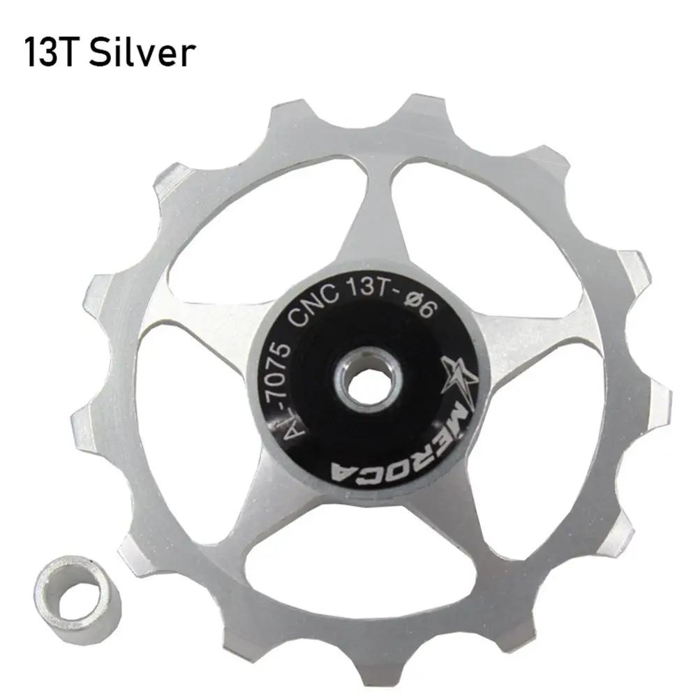For MTB Bike 11T 13T Aluminum Jockey Wheel Mountain Road Bike Bicycle Rear Derailleur Guide Pulley Steel Bearing
