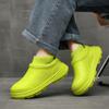 Fashion Winter Indoor New Home Waterproof Plush Warm Cotton Shoes Outdoor Platform Anti Slip Casual Cotton Shoes for Women Large Size