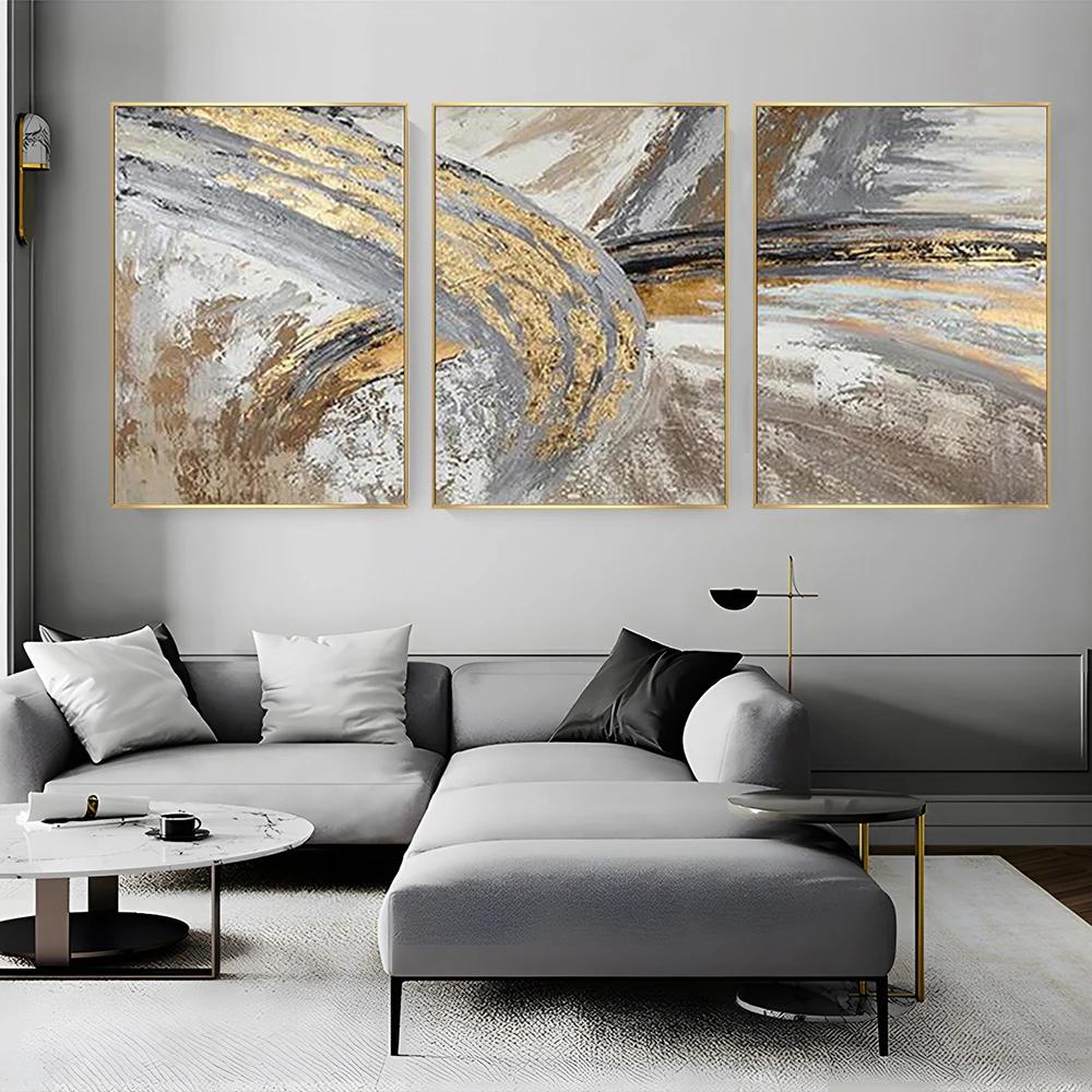 Scandinavian Minimalist Wall Art Light Luxury American Abstract HD Canvas Painting Poster Prints Home Bedroom Living Room Decor