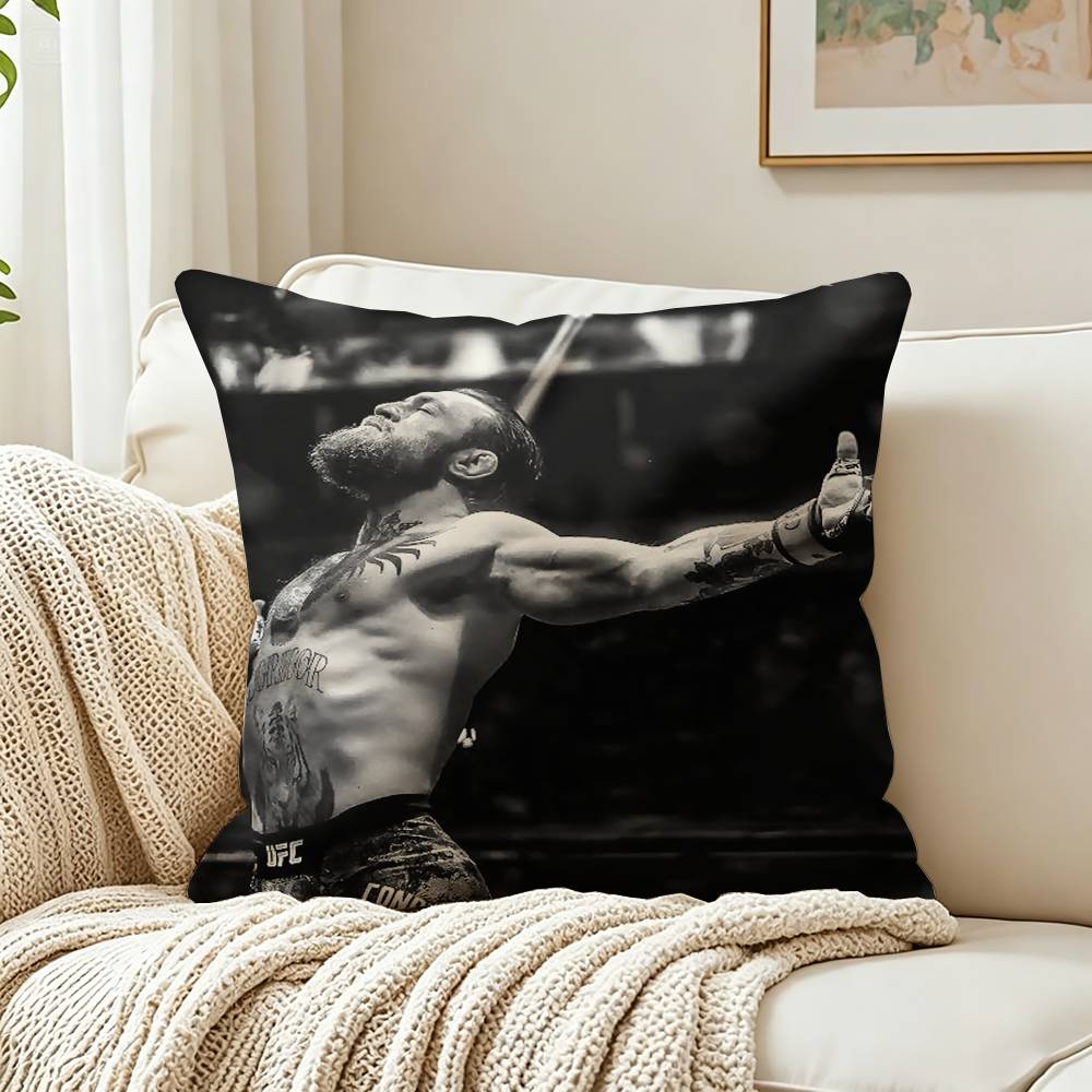 Cool CConor MMcGregor Customizable Square Cushion Cover Double Sided Print Pillow Case