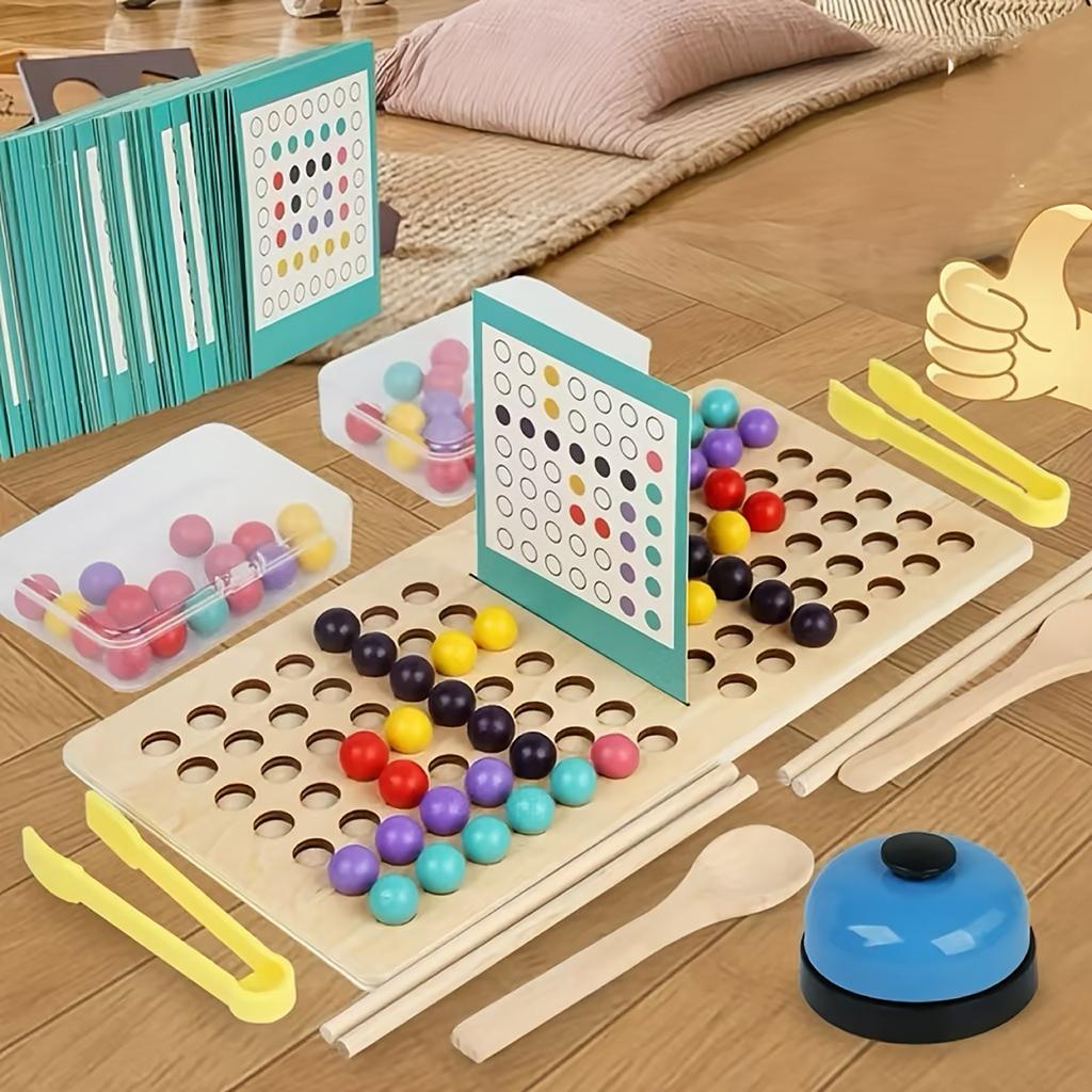 Colorful Bead Challenge Toy | Engages Both Hands And Mind With Logical Thinking