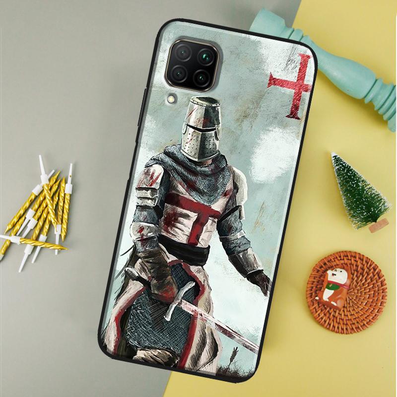 Knights Templar For Huawei P40 P20 P30 Lite P60 Pro Nova 12s 12i 11i 10 9 SE 5T Y91 Y90 Y60 Y70 Y72 Y61 Case