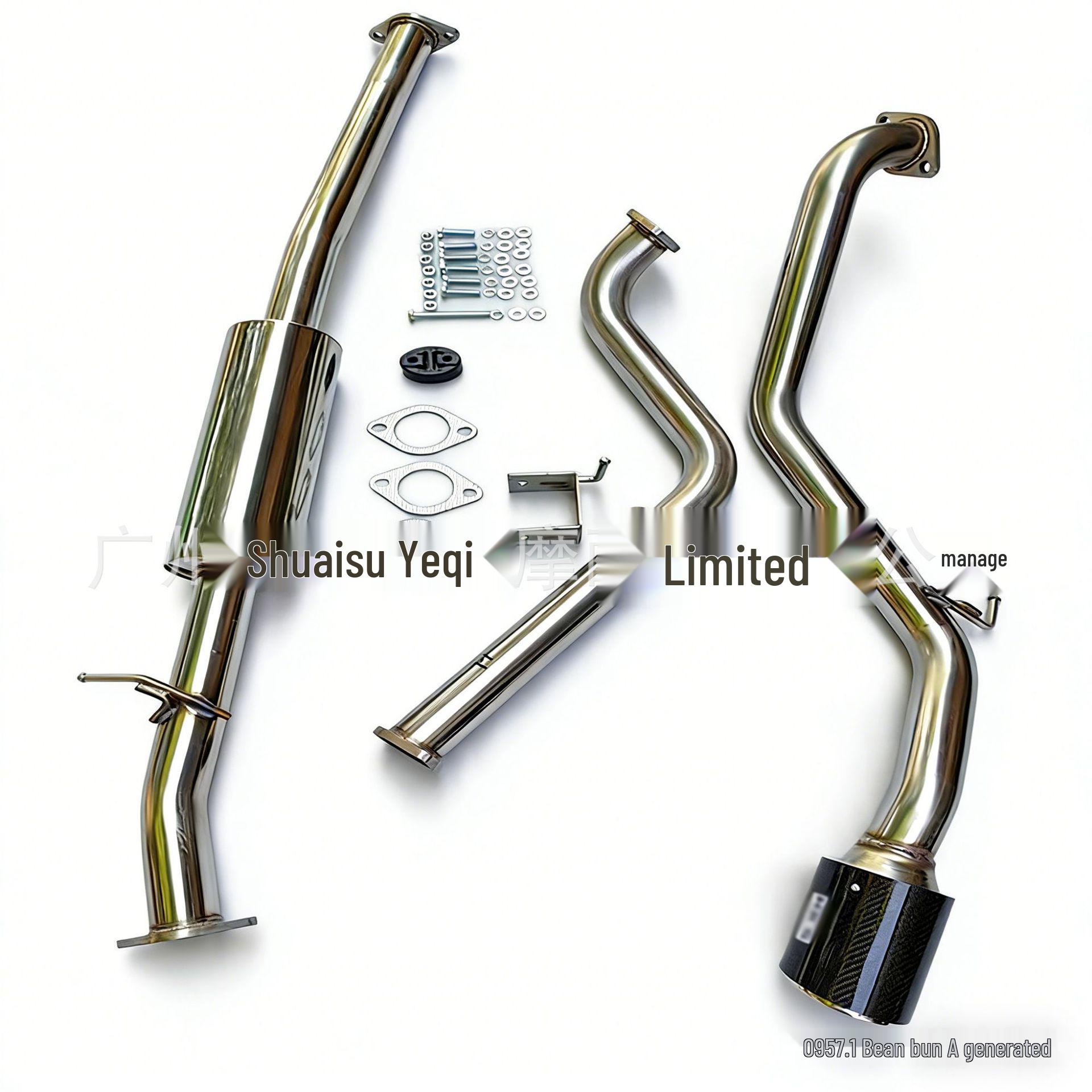 

Stainless Steel Exhaust Pipe, Single Exit, Carbon Fiber, Fits 2015+ RAPTOR 2.0L Models