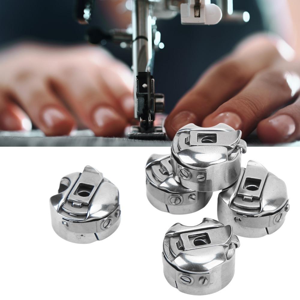 5 ks Nerezový pouzdro cívky šicího stroje Elektrické šicí stroje