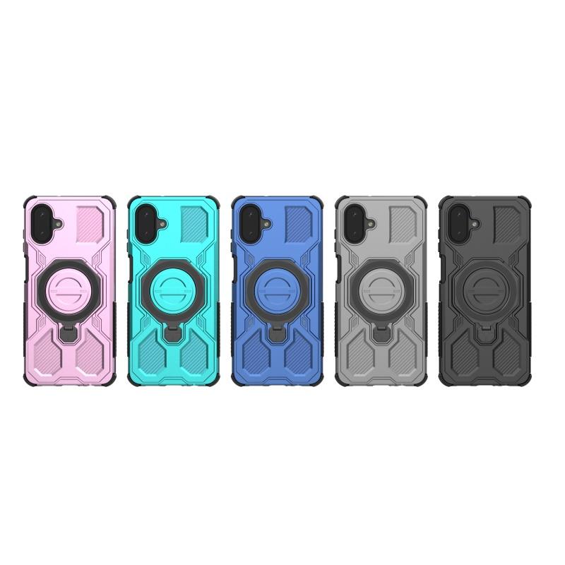 Etui Pokrowiec na Samsung A07 Samsung Galaxy A07 Capas Bumper na Telefon Odporny na Wstrząsy Atrakcja Adsorpcja Uchwyt Pierścieniowy Fundas Samsung A07