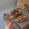 Children's Platform Kangaroo Shoes Spring and Autumn New Korean Version of Girls Retro Fringed Loafers One-pedal Single Shoes