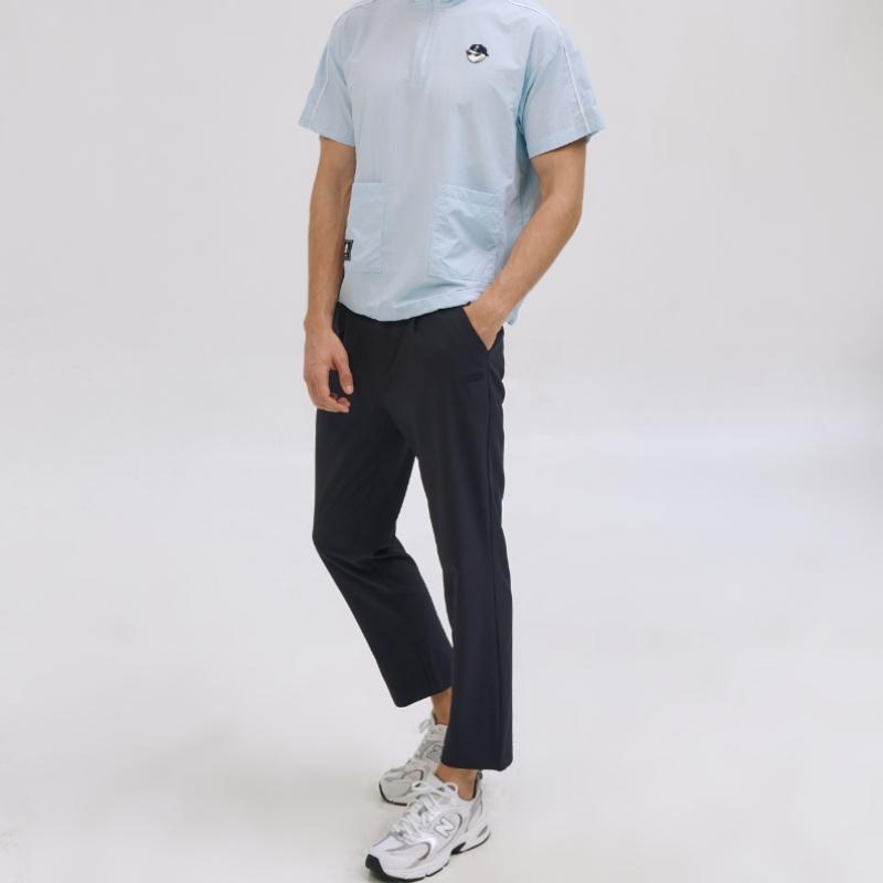 GOXO Navy One Tuck Slacks