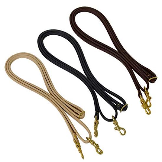 AGILITY affa 8 mm Axelrem, Enkel Tunn Läderrem
