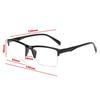 Half-Frame Myopia Glassse Women Men Retro Clear Lens Reading Glasses  Lectura +0.75 +1.0 To +4.0