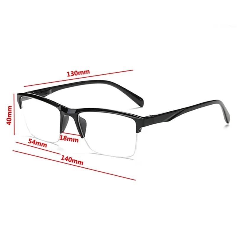 Half-Frame Myopia Glassse Women Men Retro Clear Lens Reading Glasses  Lectura +0.75 +1.0 To +4.0