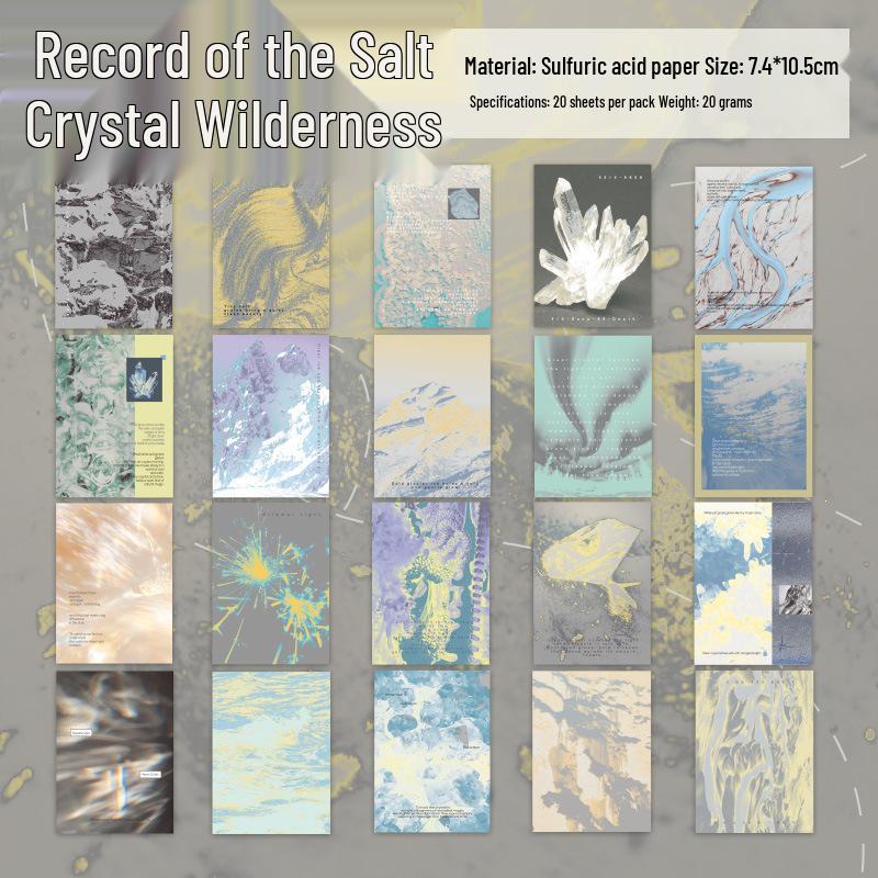 Yuxian M5 Semi-Transparent Decorative Paper Journal Sheets