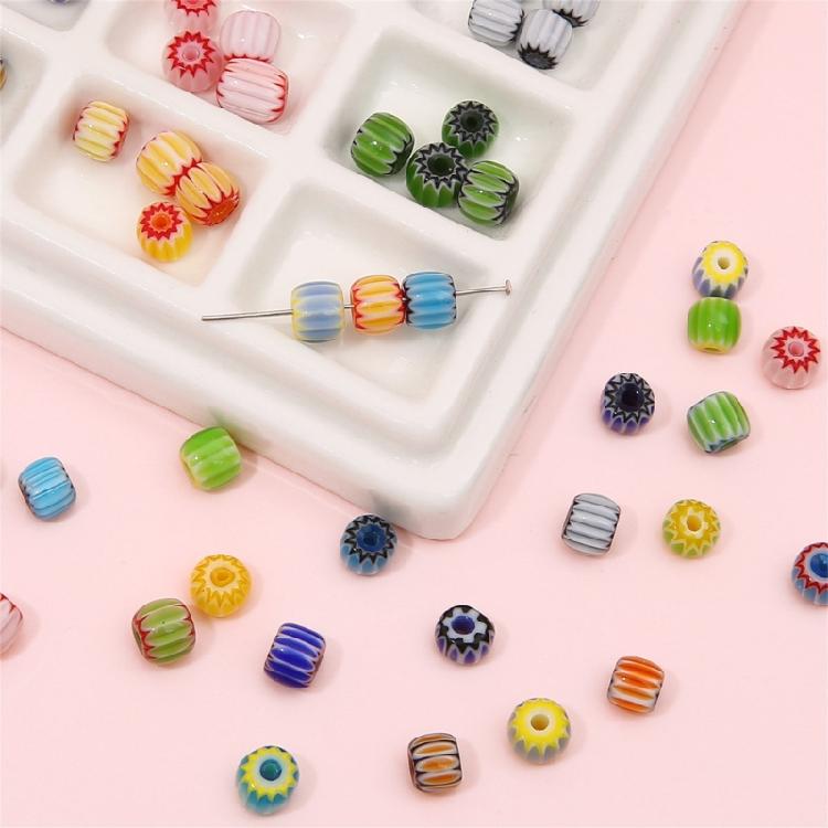 10 Pack Resin Pumpkin Beads Colorful Beads Handmade Craft Beads for Creative Hand Strands and Necklace Accessories
