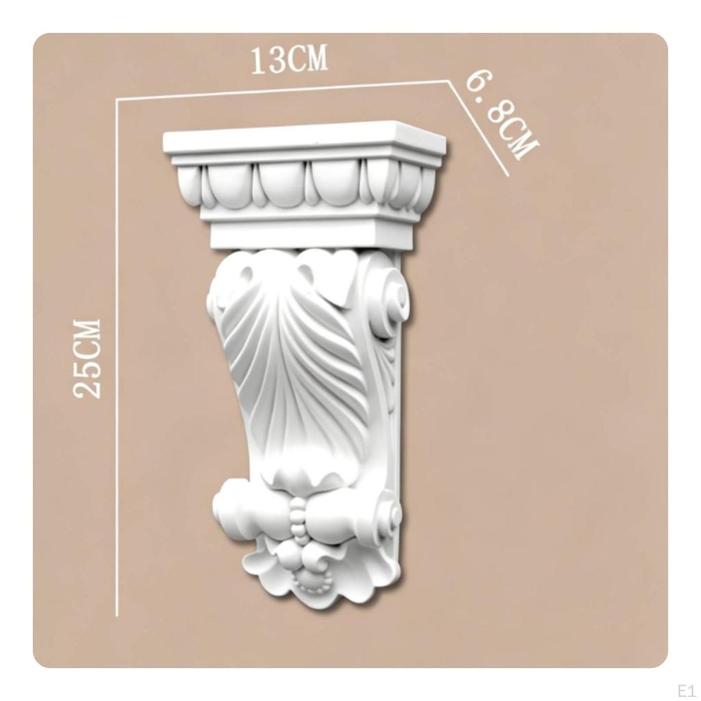Decorative Architectural Bracket Classical with Floral Motif Elegant