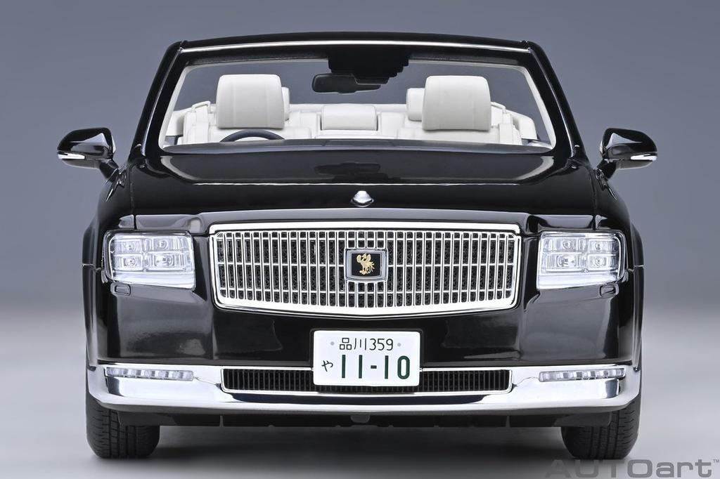 AUTOart Scale Toyota Century Convertible Kamui Eternal Black Finished Product 1/18