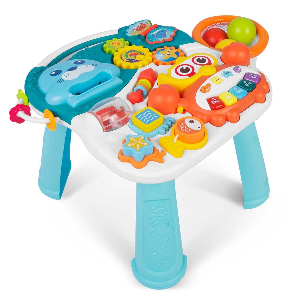 Educational Push Toy Table 3-In-1 , And