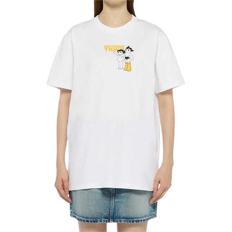 ONITSUKA TIGER Printed Pattern Crew Neck Short Sleeve T-Shirt Unisex Tops 2183B573-100
