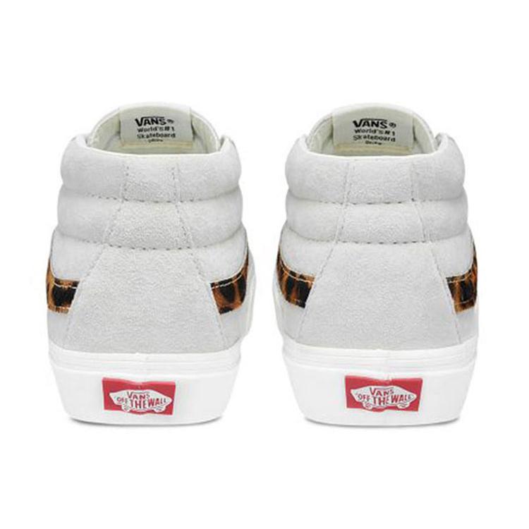 Vans Scarpe Casual in Tela Sk8 Mid Retro Mid Top Unisex Bianche VN0A3WM3033