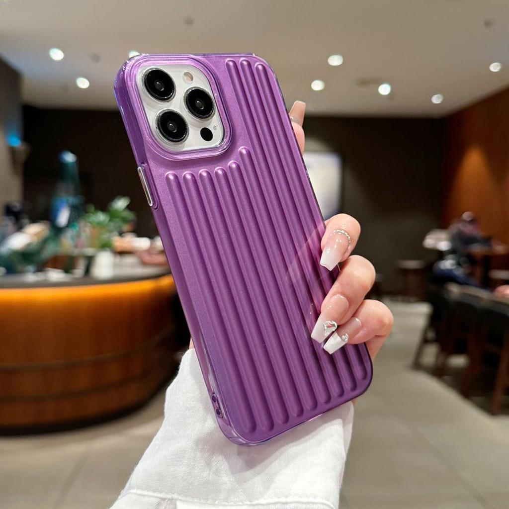 Fashion Vertical Pattern Light Column Mobile Phone Case for Apple Mobile Phone Protective Case High-end for Iphone for Apple 16pm Mobile Phone Case