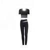 Women's Bare-Feel Yoga Crop Top & Pants Set