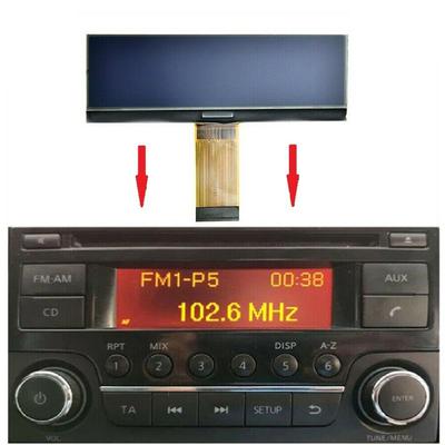 LCD Screen Radio Replacement Part for Nissan For Qashqai For Juke Micra For Navara NV200 2010 2015 Compatible with OEM Specs