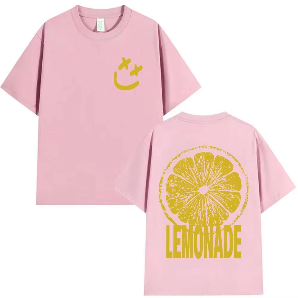 Louis Tomlinson Lemonade Tour Mens and Womens Harajuku Fashion 2026 Spring Summer Pure Cotton Casual Printed Top Unisex