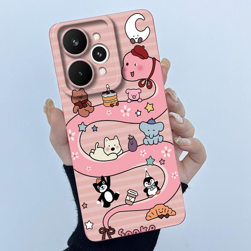 Fundas For Realme 15 Pro 5G Fashion Simplicity Flower Phone Case Shockproof Protection Soft Cover For Realme 15 15Pro 5G Coques