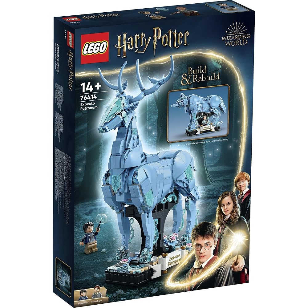 LEGO Conjunto de Construção Harry Potter Expecto Patronum 76414 Brinquedo de Fantasia para Meninos e Meninas a Partir de 14 Anos