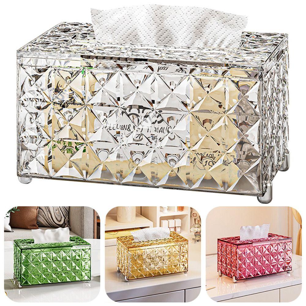 European Style Tissue Storage Box Minimalist Paper Container Creative Light Luxury Napkin Box Car