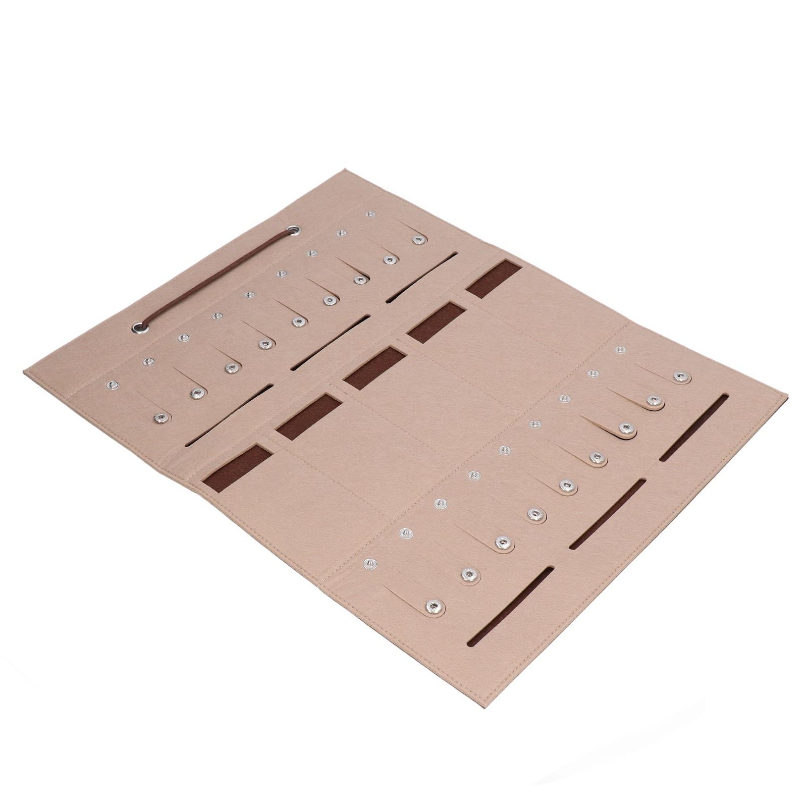 

Sunglass Storage Large Capacity Durable Wearable Simple Style Foldable Practical Light Weight Hanging Organizer