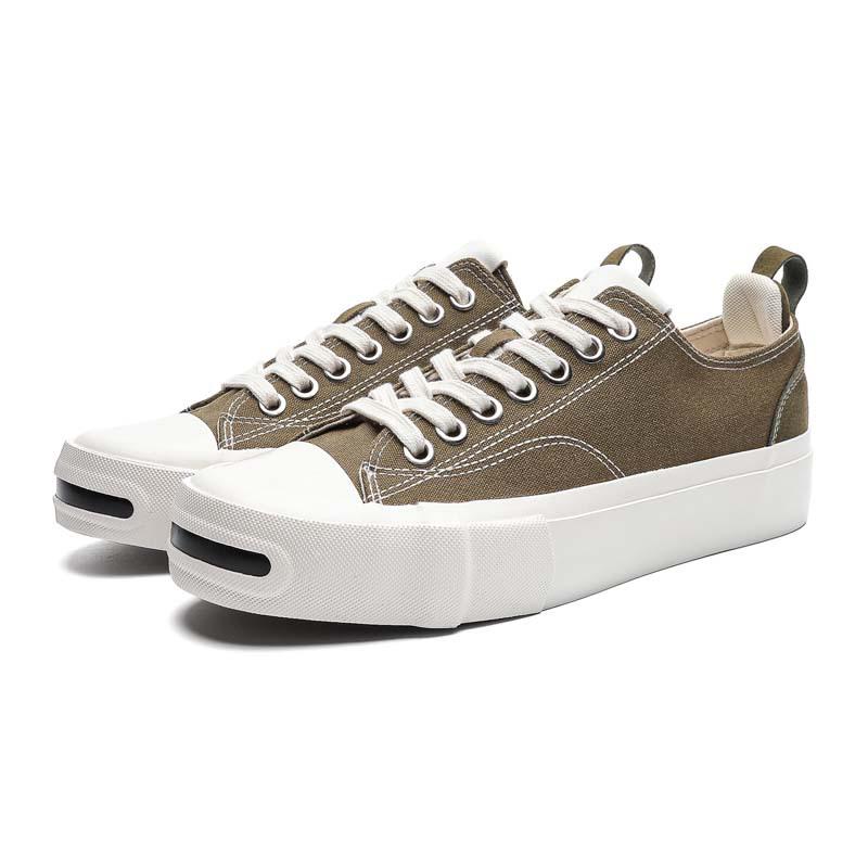 Men's Korean Style Thick Sole Retro Canvas Shoes - Casual, Versatile, Summer-Ready with Height Boost
