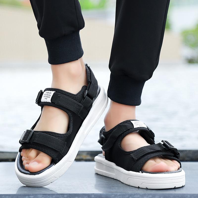 Summer New Men's Sandals Korean Edition Trend Fashion Outdoor Leisure Sports Beach Shoes Couple Sandals