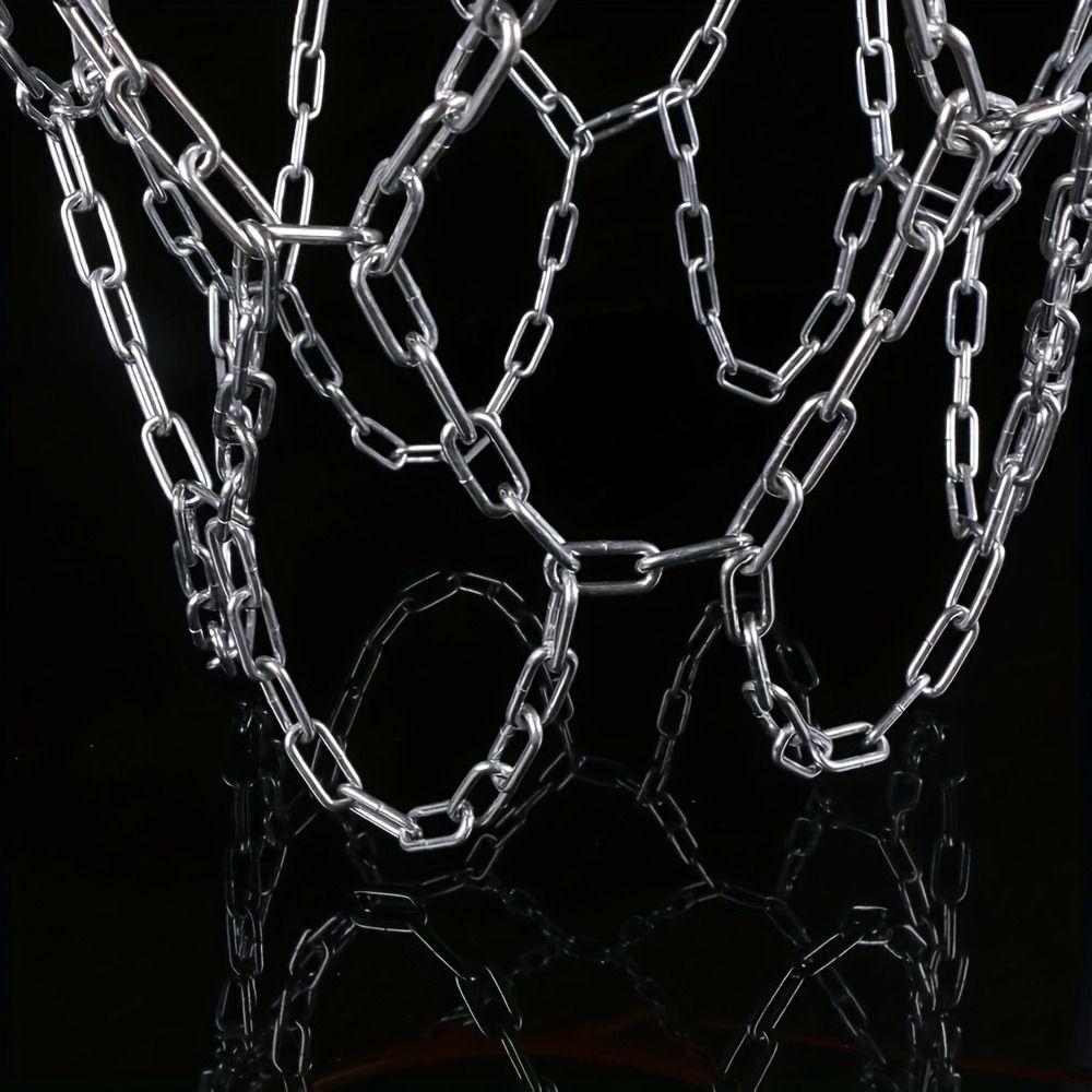 Thickened Basketball  Iron Chain Net No Deformation Hanging Basketball Hoop  Training