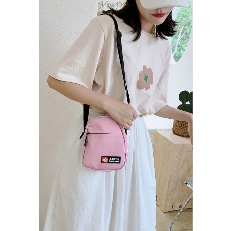 Neue trendige Umhängetaschen für Damen, Herren, Studenten, vielseitige Schultertaschen, mobile Canvas-Tasche, multifunktionale Aufbewahrungstaschen