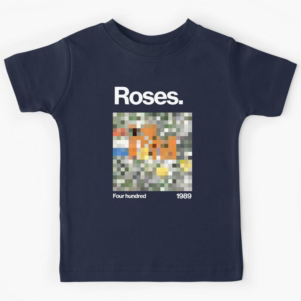 Roses in Pixels Kids T-Shirt 110