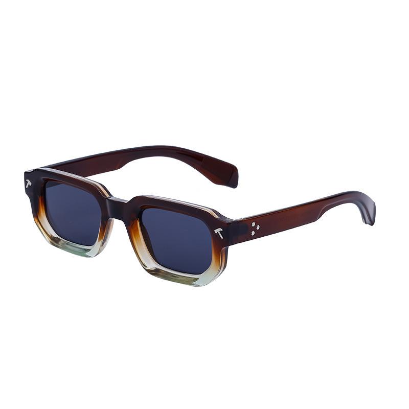 Fashion Square Sunglasses Men'S Personality Simple Sunglasses Men'S Black Frame Sunglasses