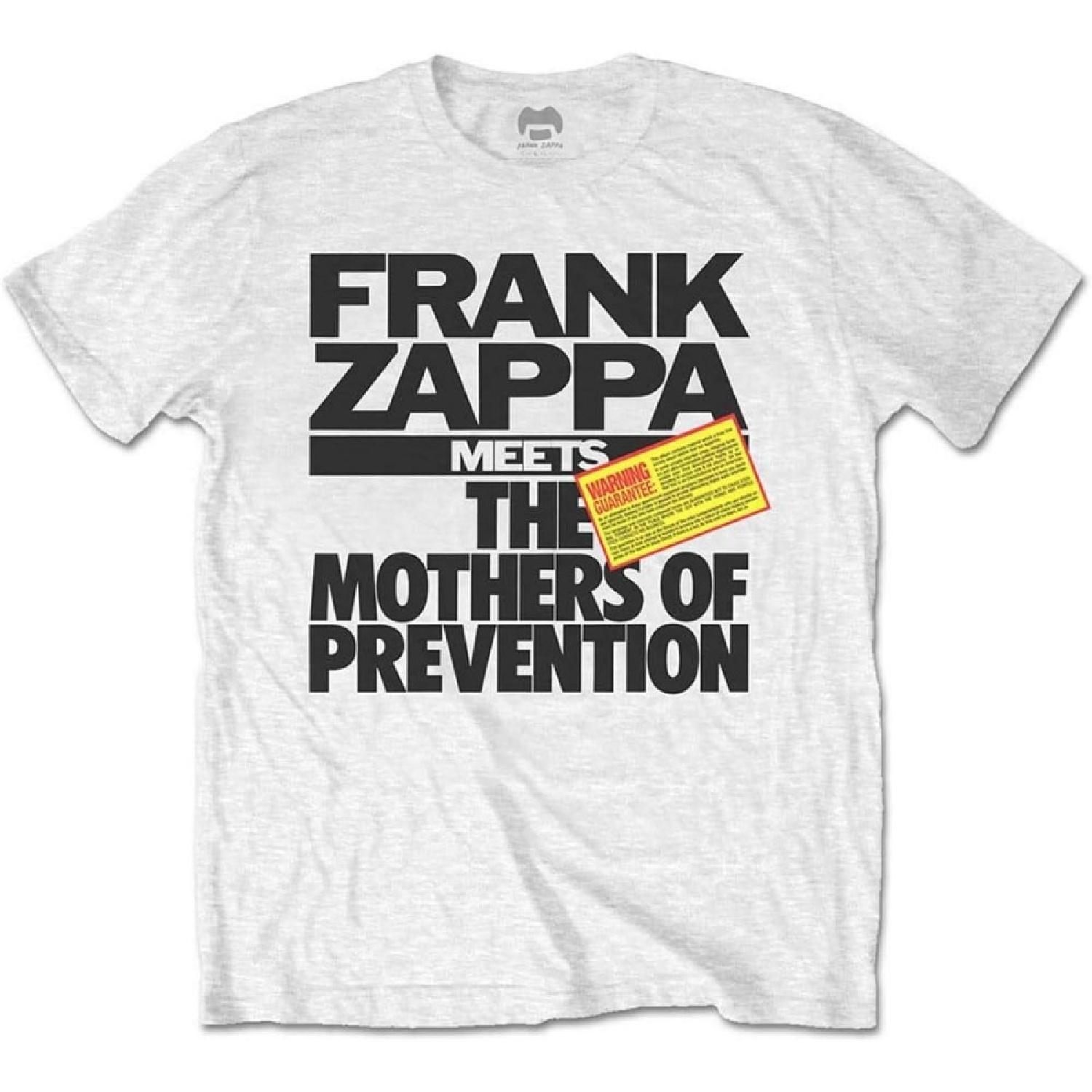 Frank Zappa Men s The Mothers of Prevention Slim Fit T-Shirt White S белый