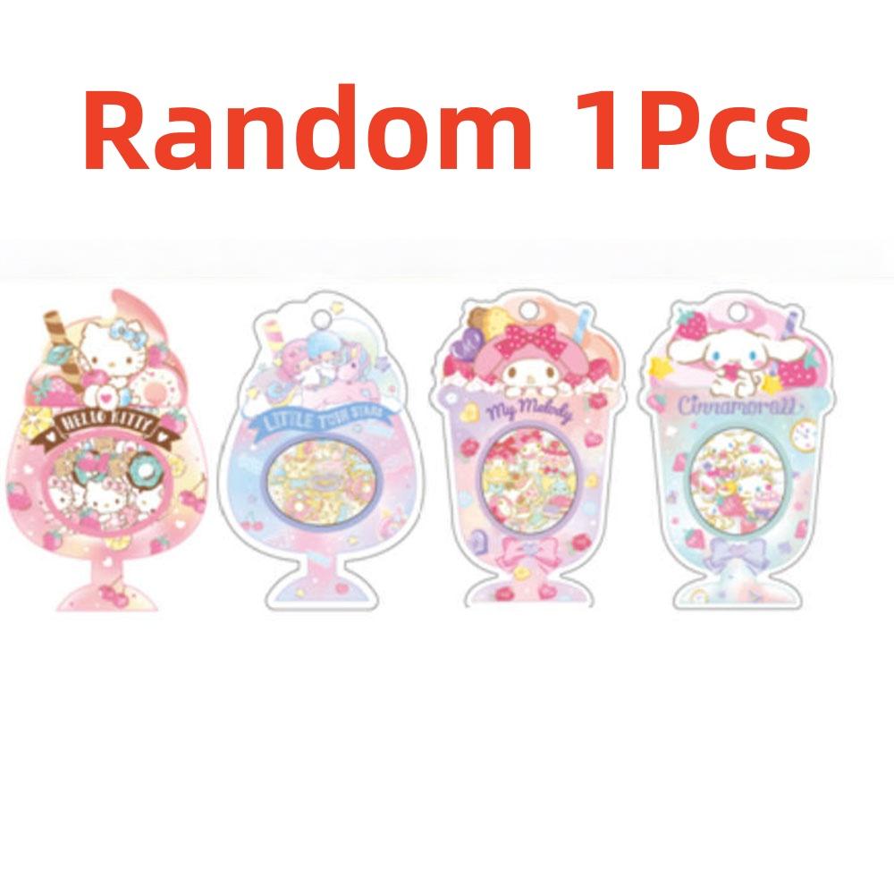 Genuine Sanrio Stickers Pack Hello Kitty Cinnamoroll Melody Decals for Laptop Phone Skateboard Cartoon Sticker for Girls