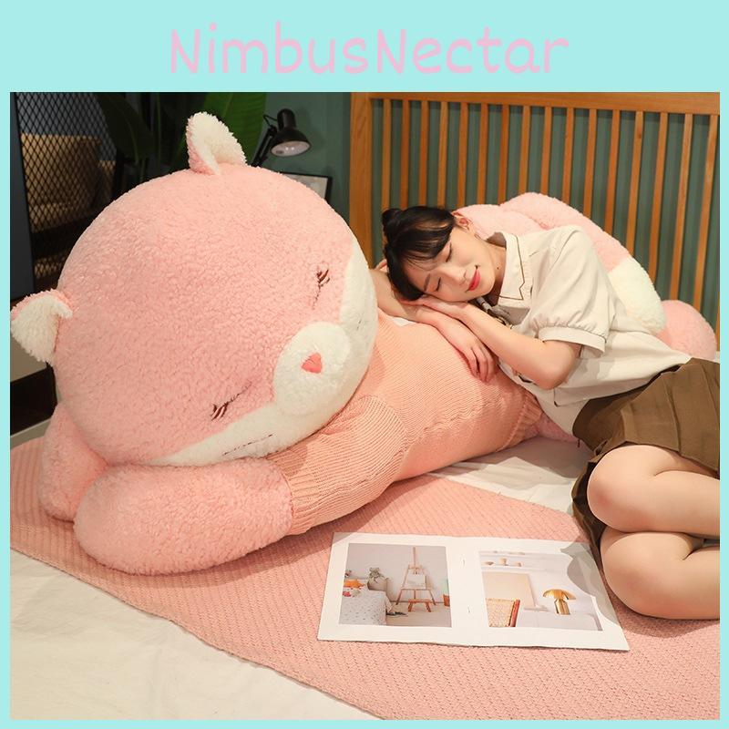 Plush Cat Sweater Toy Cushion Cartoon Stuffed Doll Room Decoration Gift Kids