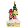 JIM SHORE Snoopy and the Peanuts Gang Decorated Tree 6017231 <Christmas>