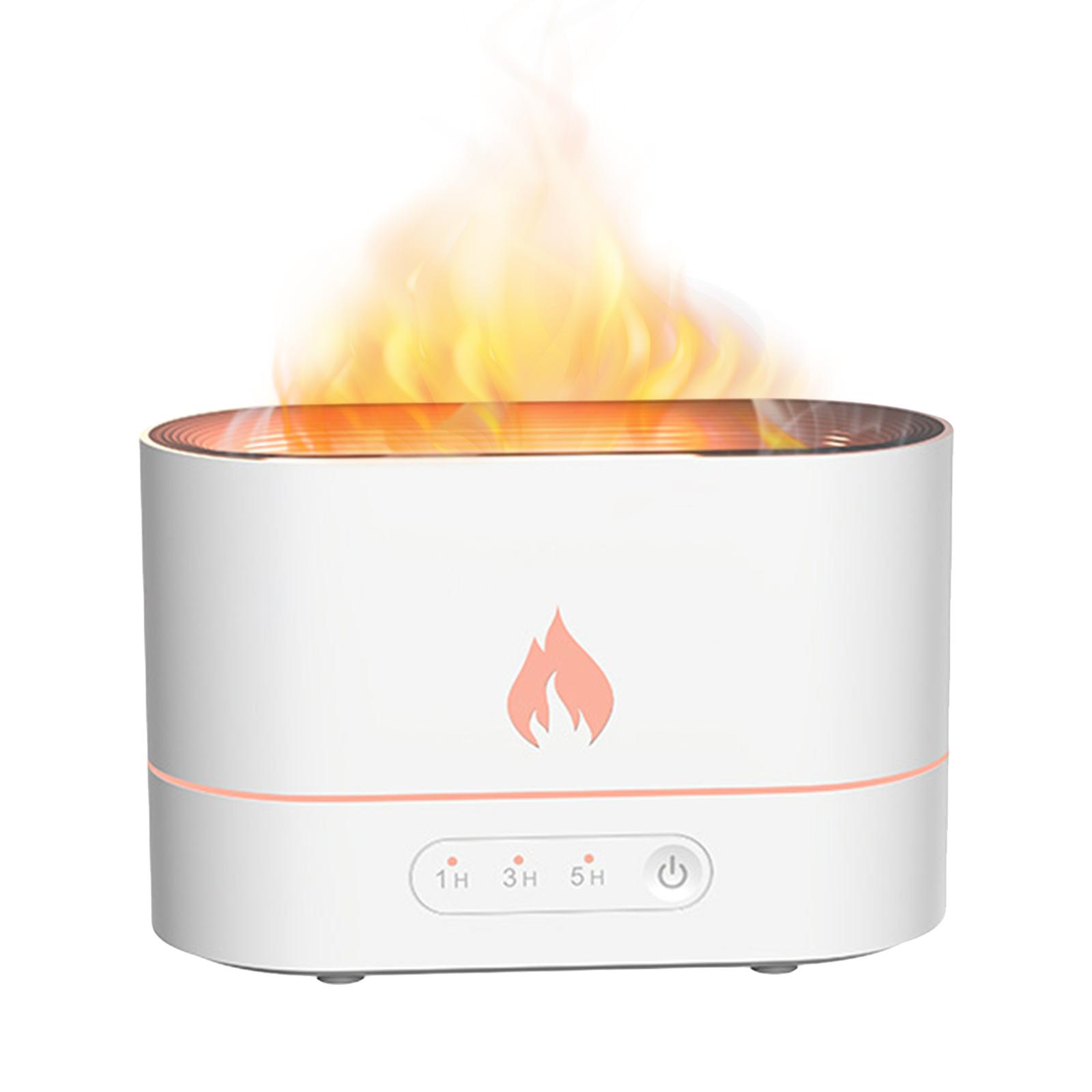 

250 мл увлажнитель с имитацией пламени, ночник с пламенем, тихий диффузор для ароматерапии, настольный USB