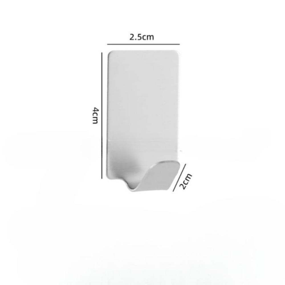 

60/1 шт. Мини-самоклеящиеся крючки из нержавеющей стали, маленькие настенные крючки для вешалок, органайзеры для ванной комнаты, вешалки для полотенец, многоцелевые кухонные крючки Wide hook-60pcs