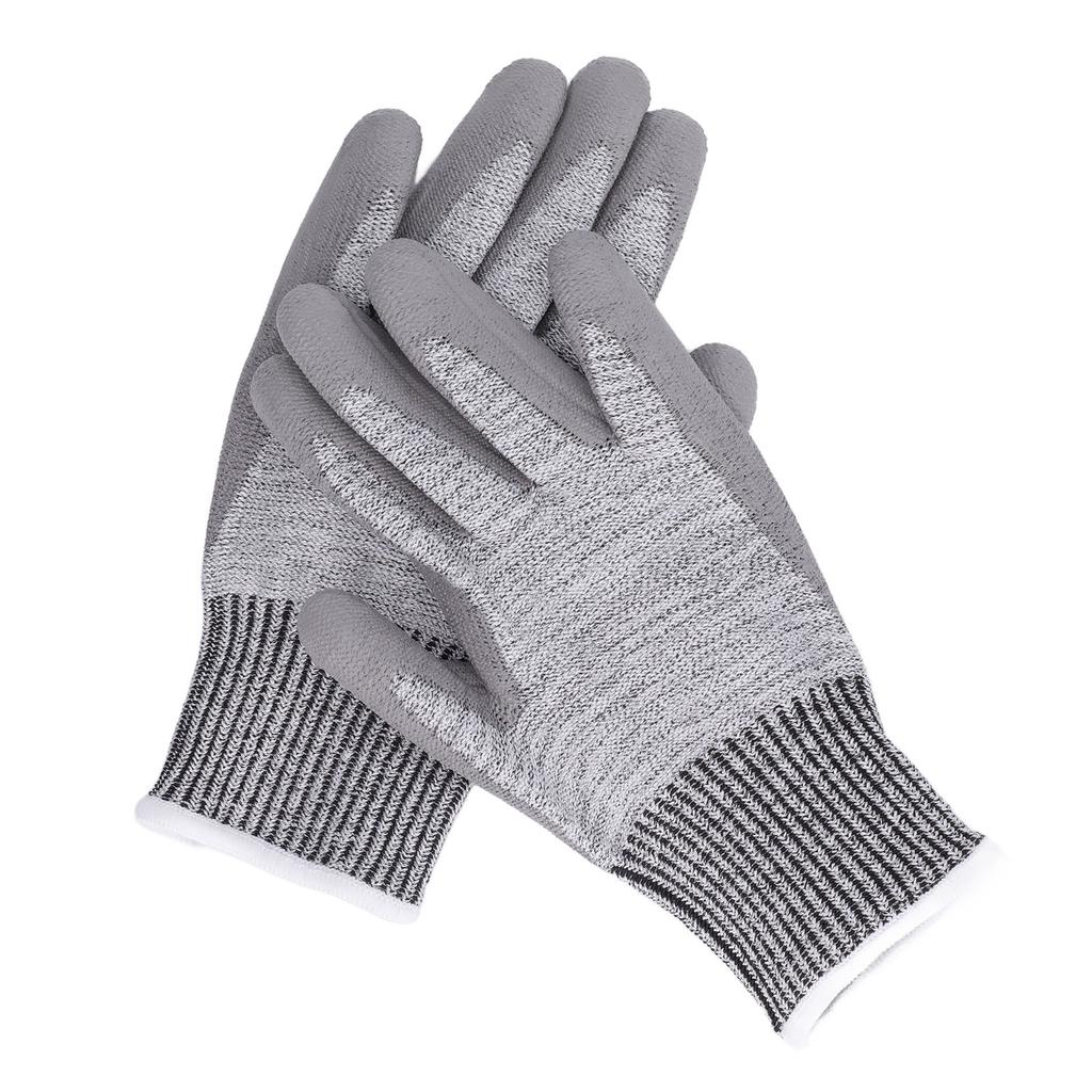 Arbeitshandschuhe Level F Schnittfest PU-beschichtet Atmungsaktiv für Wartung Gartenbau L